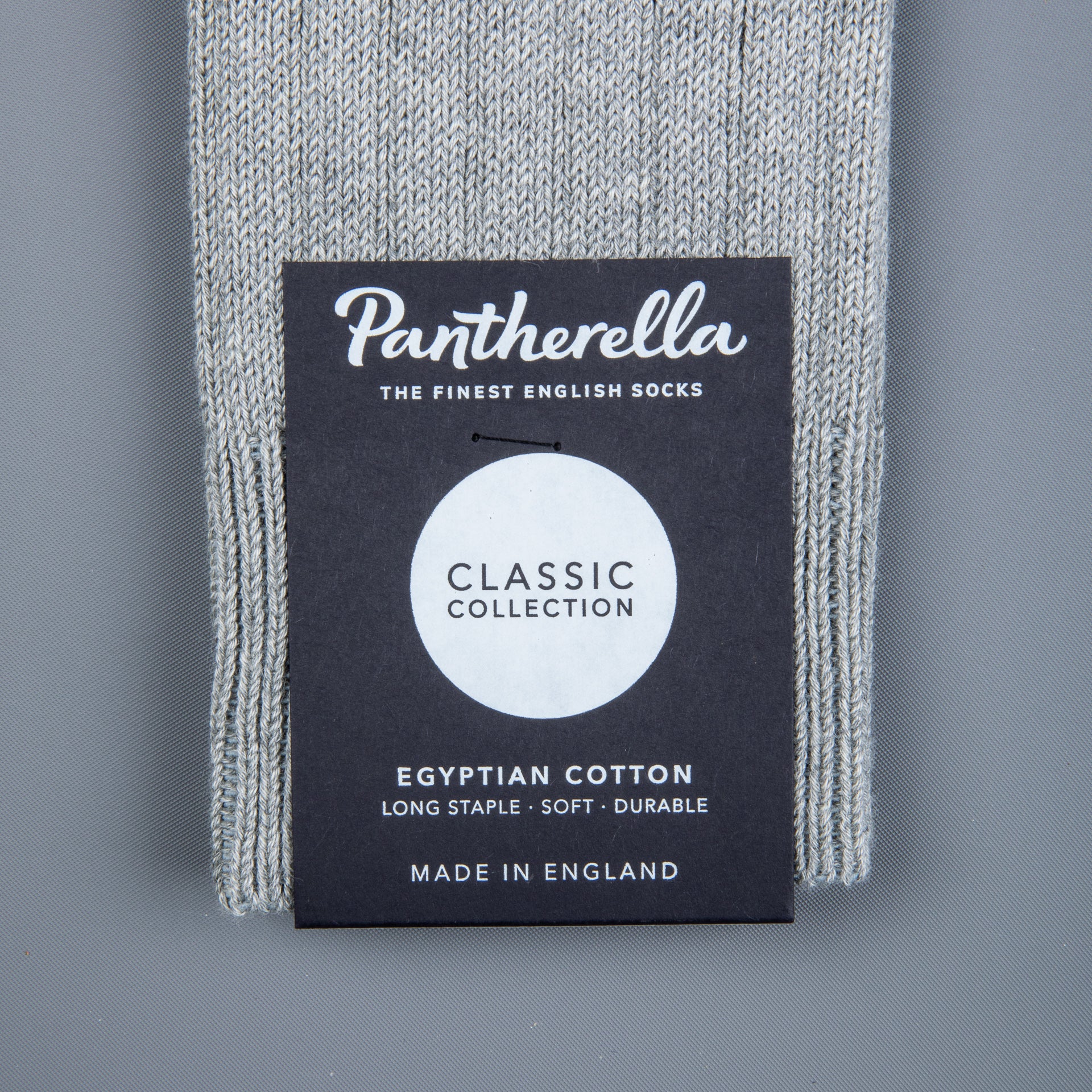 Frans Boone x Pantherella  Raynor socks Light Grey Mix