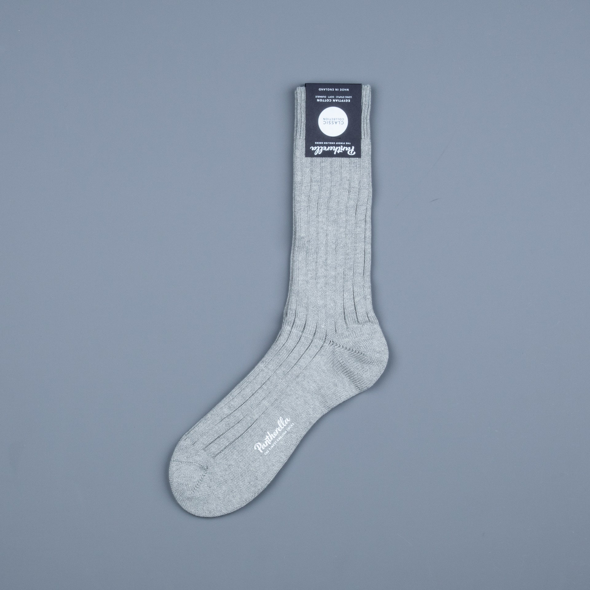 Frans Boone x Pantherella  Raynor socks Light Grey Mix