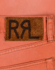 RRL Straight Leg Pant Bedford Faded Coral