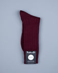 Frans Boone x Pantherella Raynor socks Cabernet