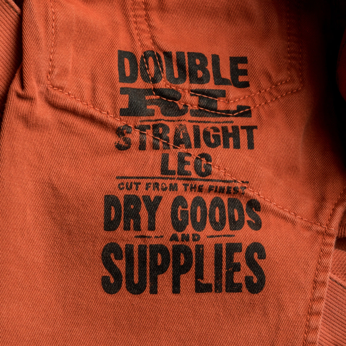 RRL Straight Leg Pant Bedford Faded Coral