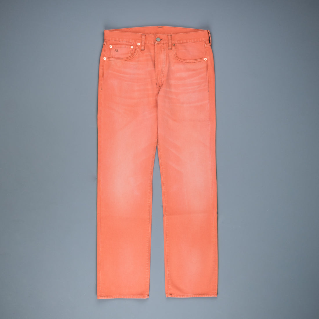 RRL Straight Leg Pant Bedford Faded Coral