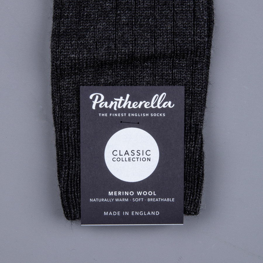 Pantherella Packington Merino wool socks Charcoal