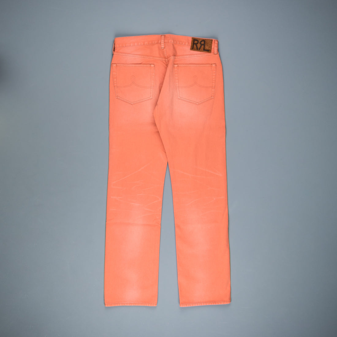 RRL Straight Leg Pant Bedford Faded Coral