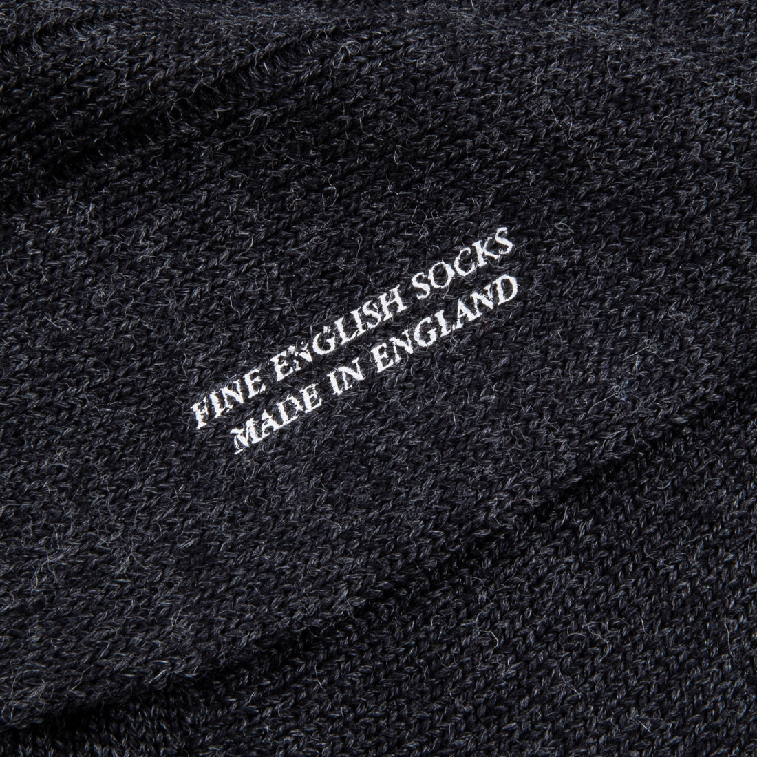 Pantherella Packington Merino wool socks Charcoal