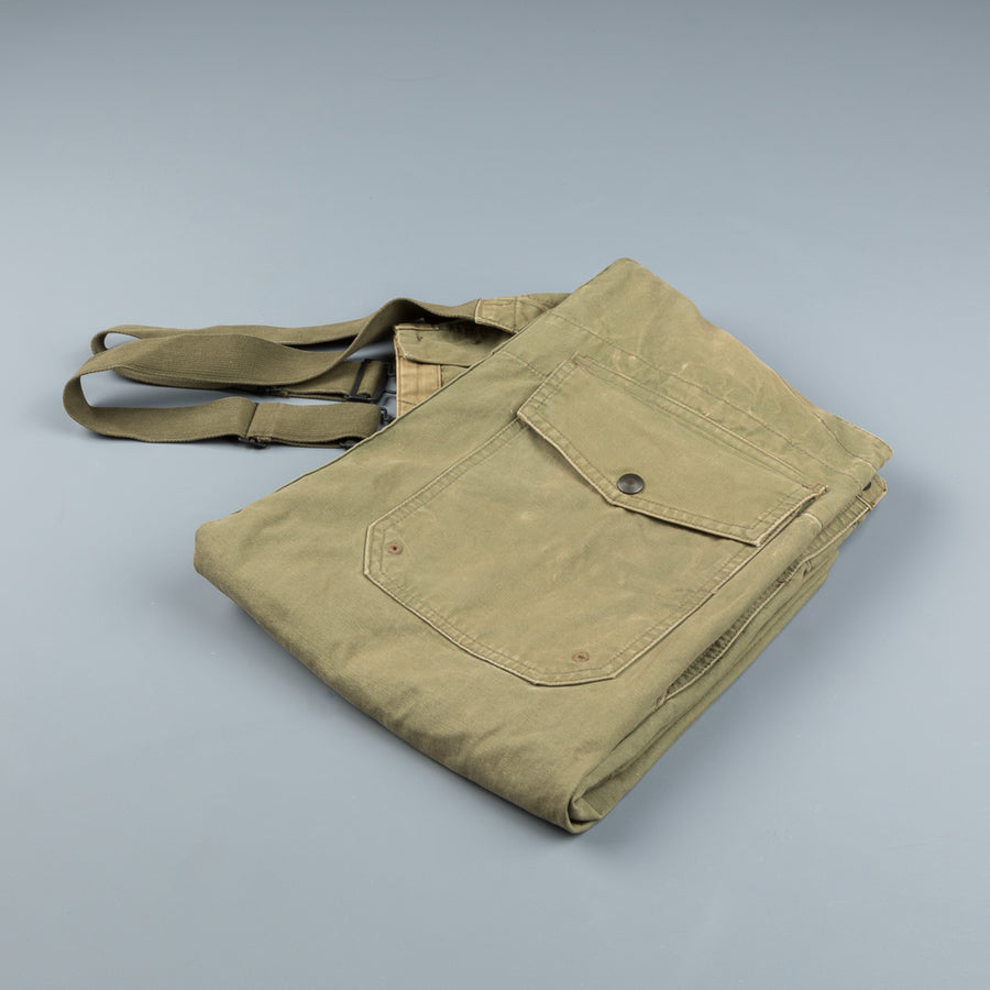 RRL Renick Overall Faded Olive Canvas