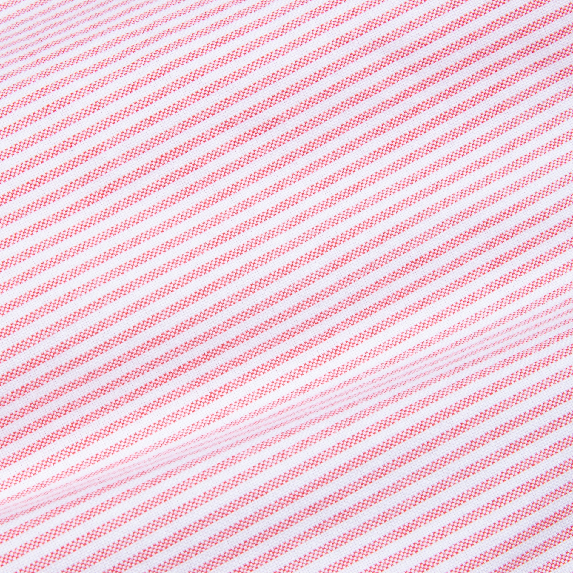 Finamore Tokyo Shirt Pinpoint Oxford Sergio Collar Pink Stripe