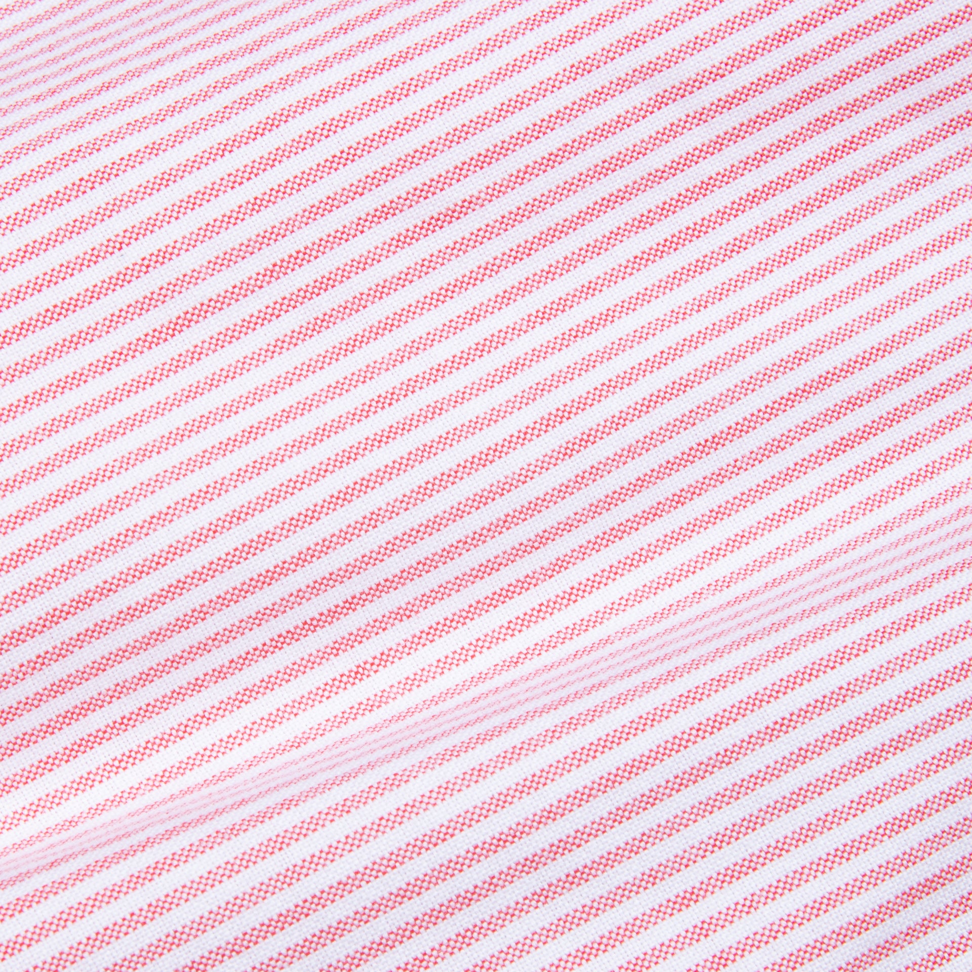 Finamore Gaeta Shirt Pinpoint Oxford Sergio Collar Pink Stripe