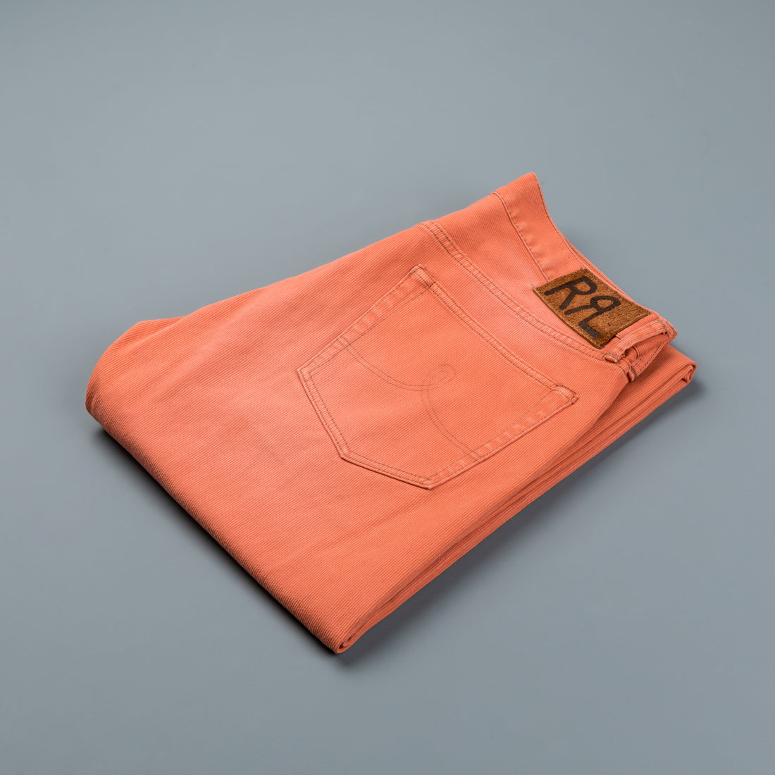 RRL Straight Leg Pant Bedford Faded Coral