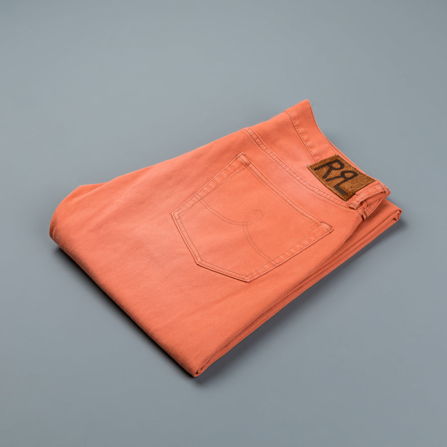 RRL Straight Leg Pant Bedford Faded Coral