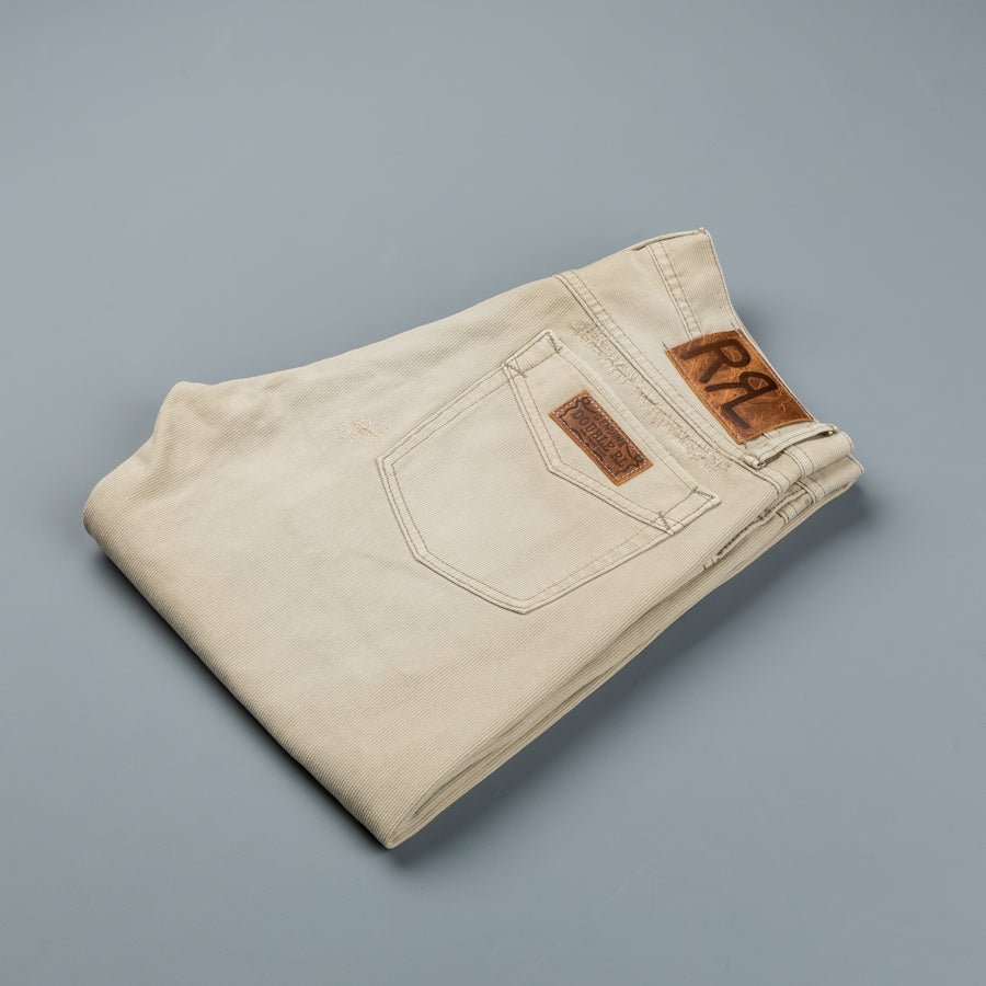 RRL Slim Fit Roebuck Pant Bedford Destroyed Stone