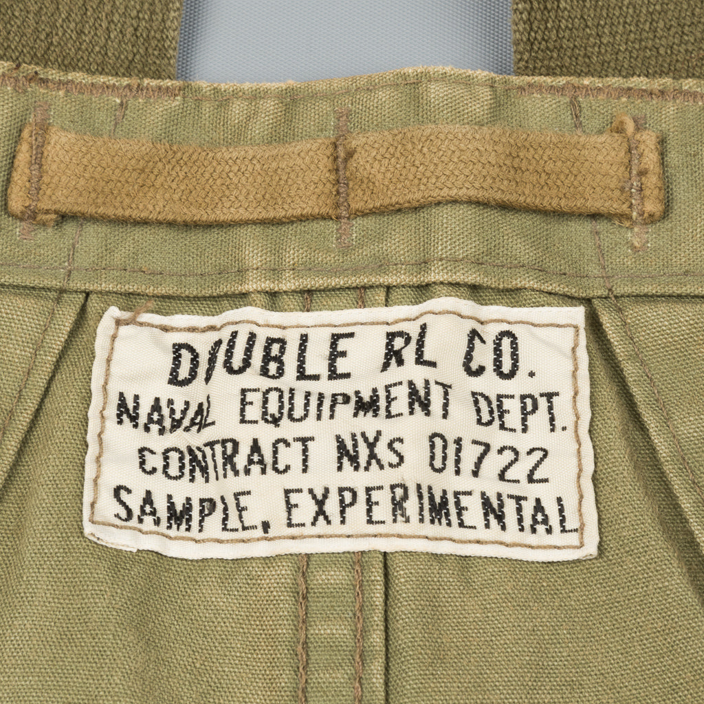RRL Renick Overall Faded Olive Canvas