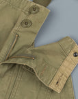RRL Renick Overall Faded Olive Canvas