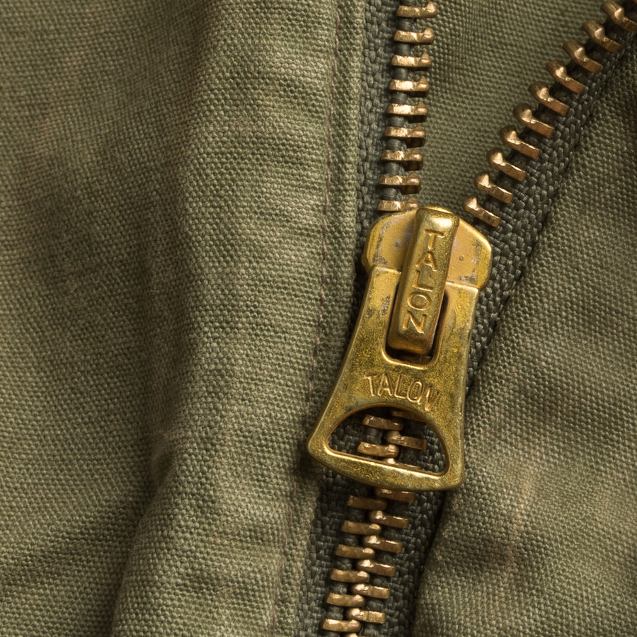RRL Renick Overall Faded Olive Canvas