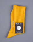 Pantherella Laburnum Merino wool knee high socks Bright Gold