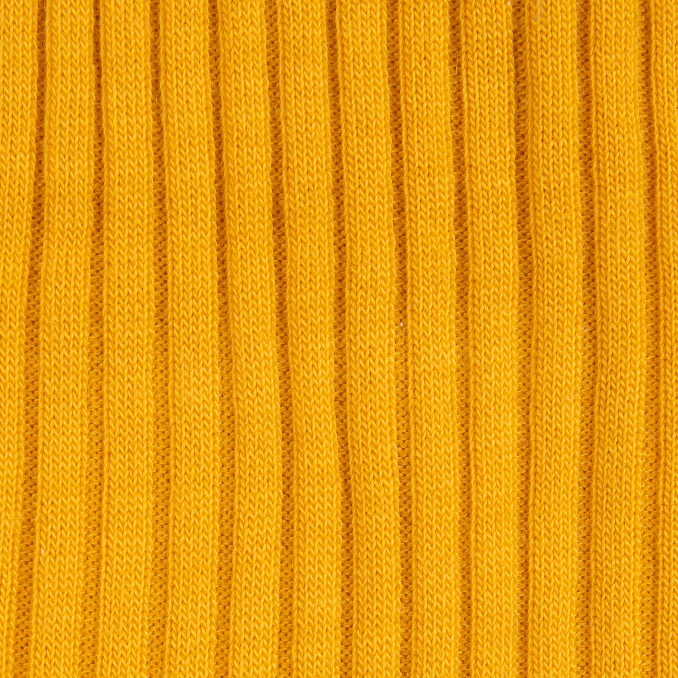 Pantherella Laburnum Merino wool knee high socks Bright Gold