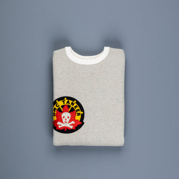 The Real McCoy's Militairy Sweatshirt Oatmeal HMC Tanker