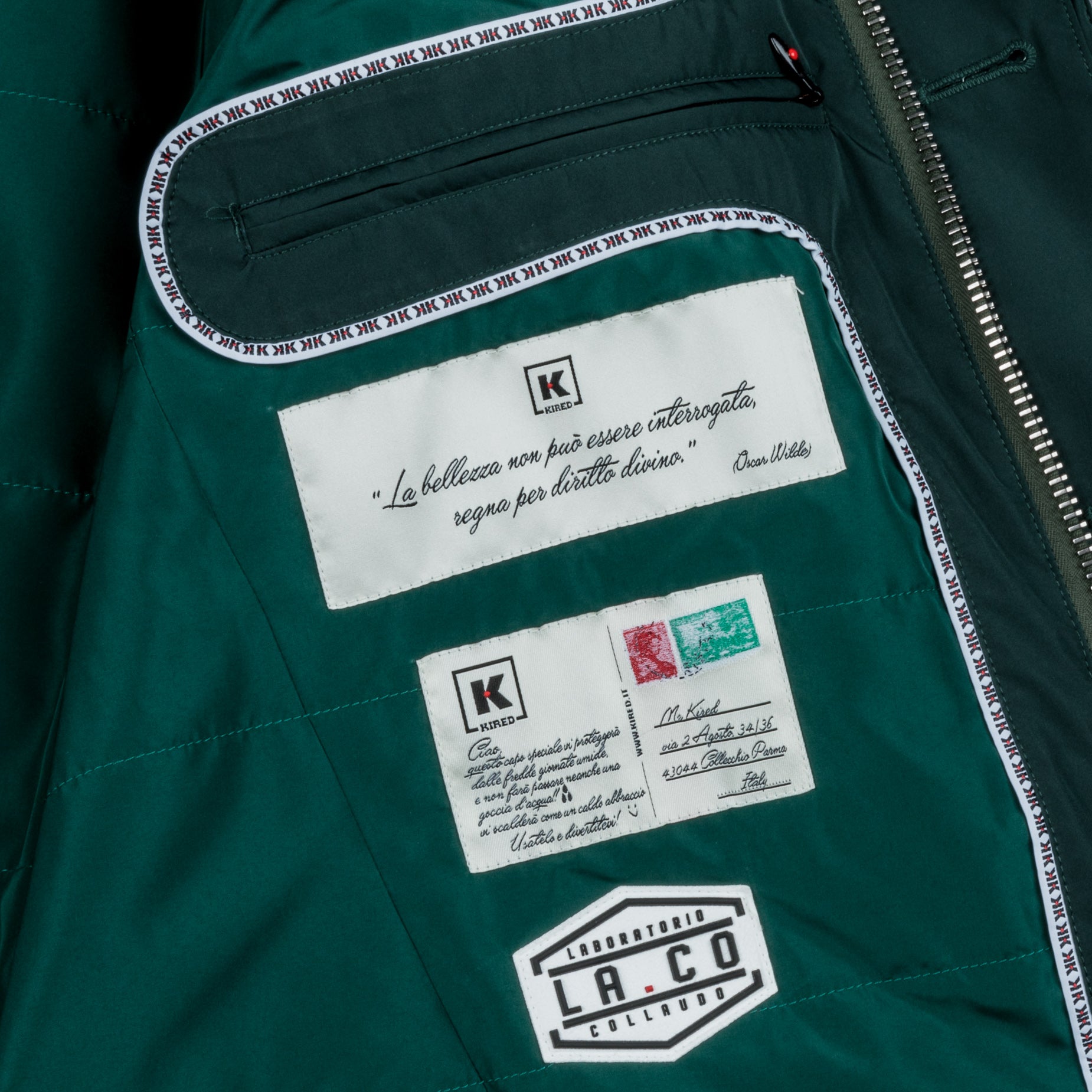 Kired Mekongo Coat Verde Scuro