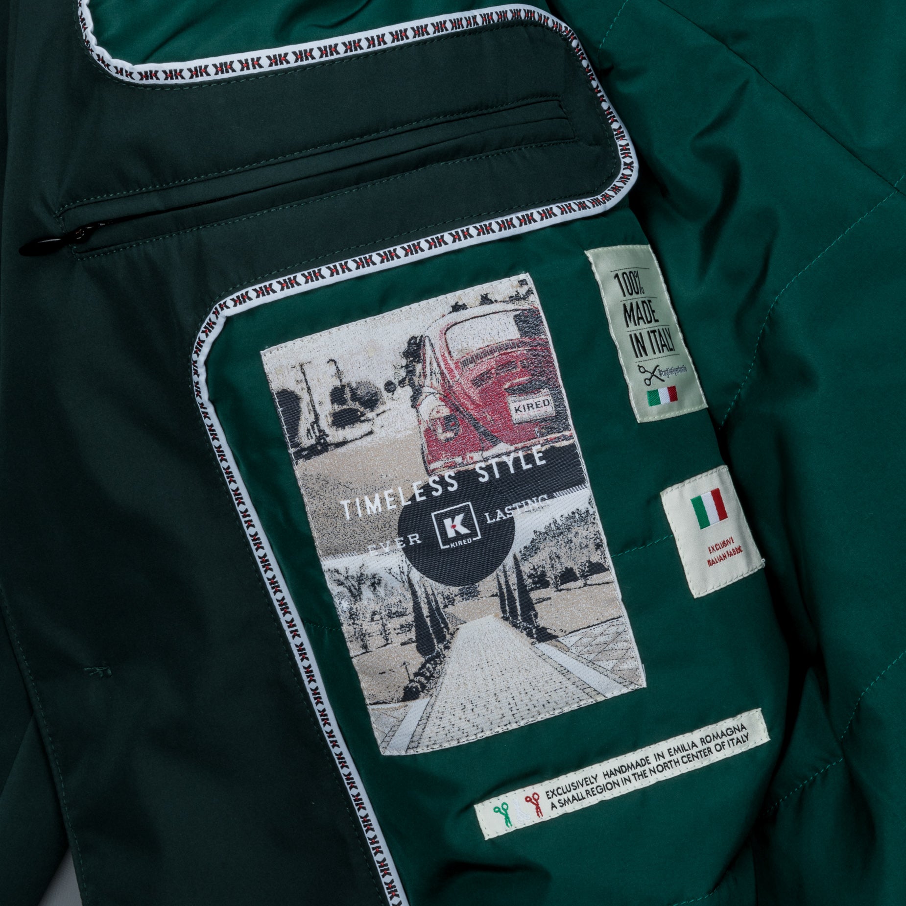 Kired Mekongo Coat Verde Scuro