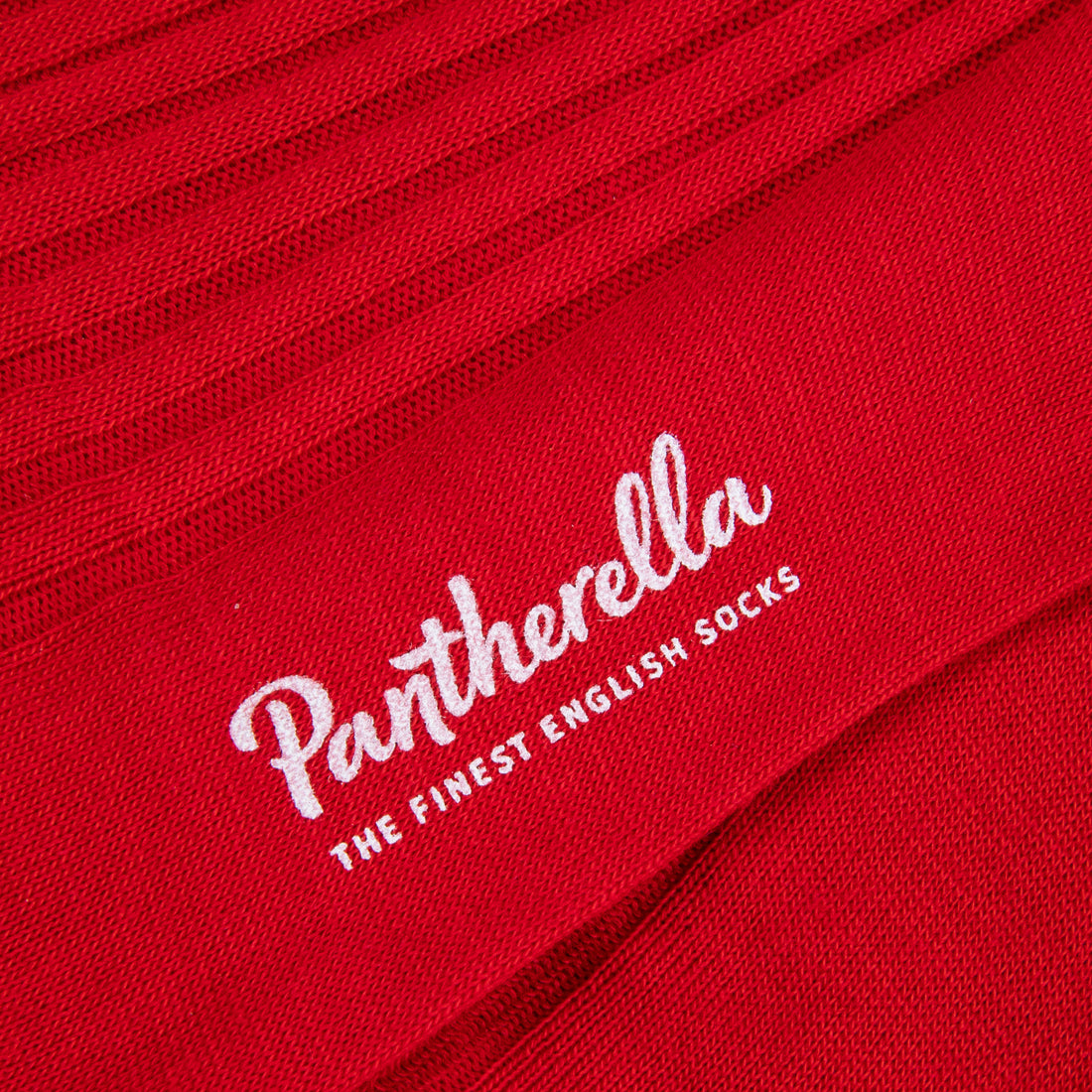 Pantherella Laburnum merino wool knee high socks Indies Red