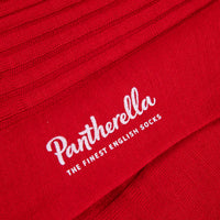 Pantherella Laburnum merino wool knee high socks Indies Red
