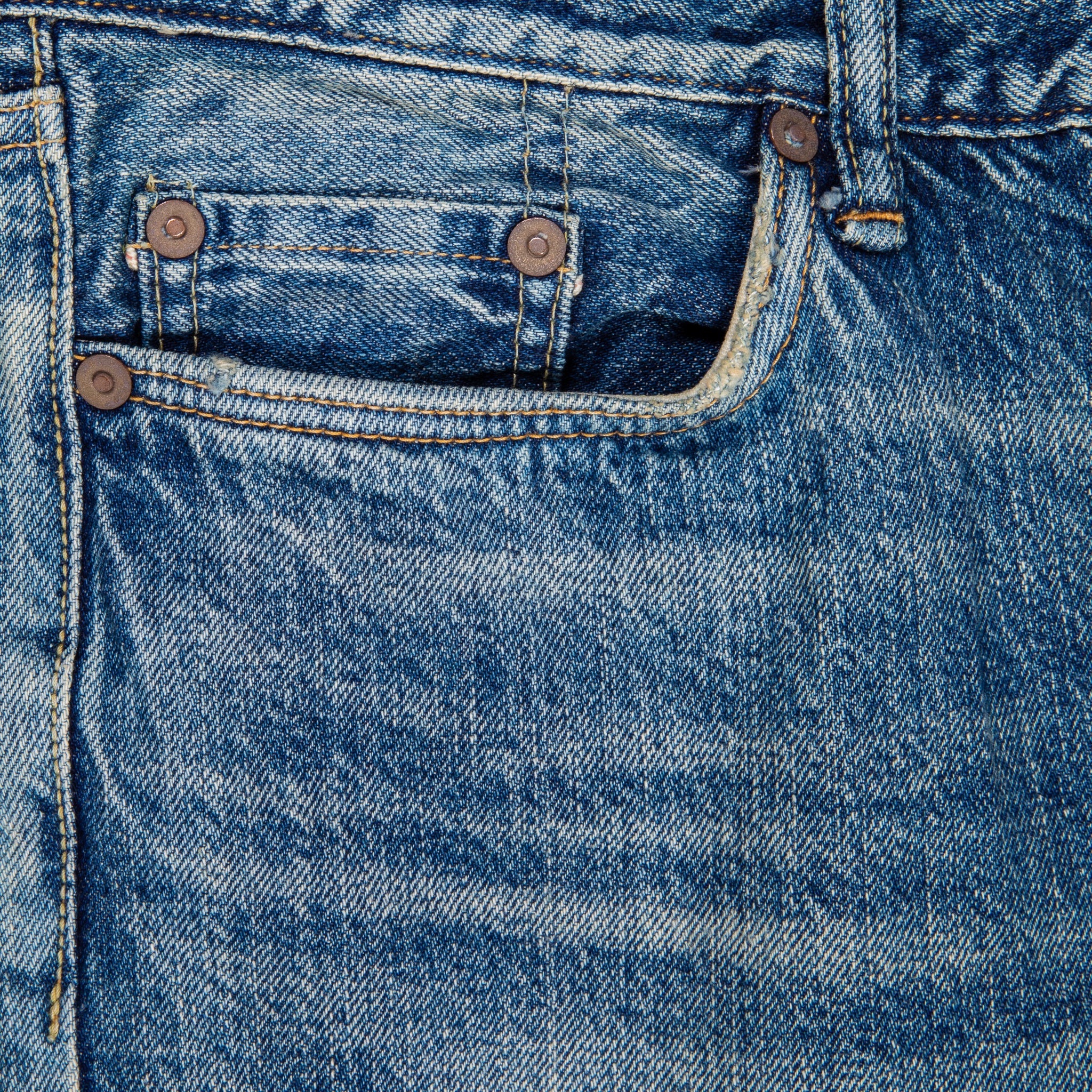 Maru Sankaku Peke 〇 △ × 1008 Cowboy Denim Pants Used