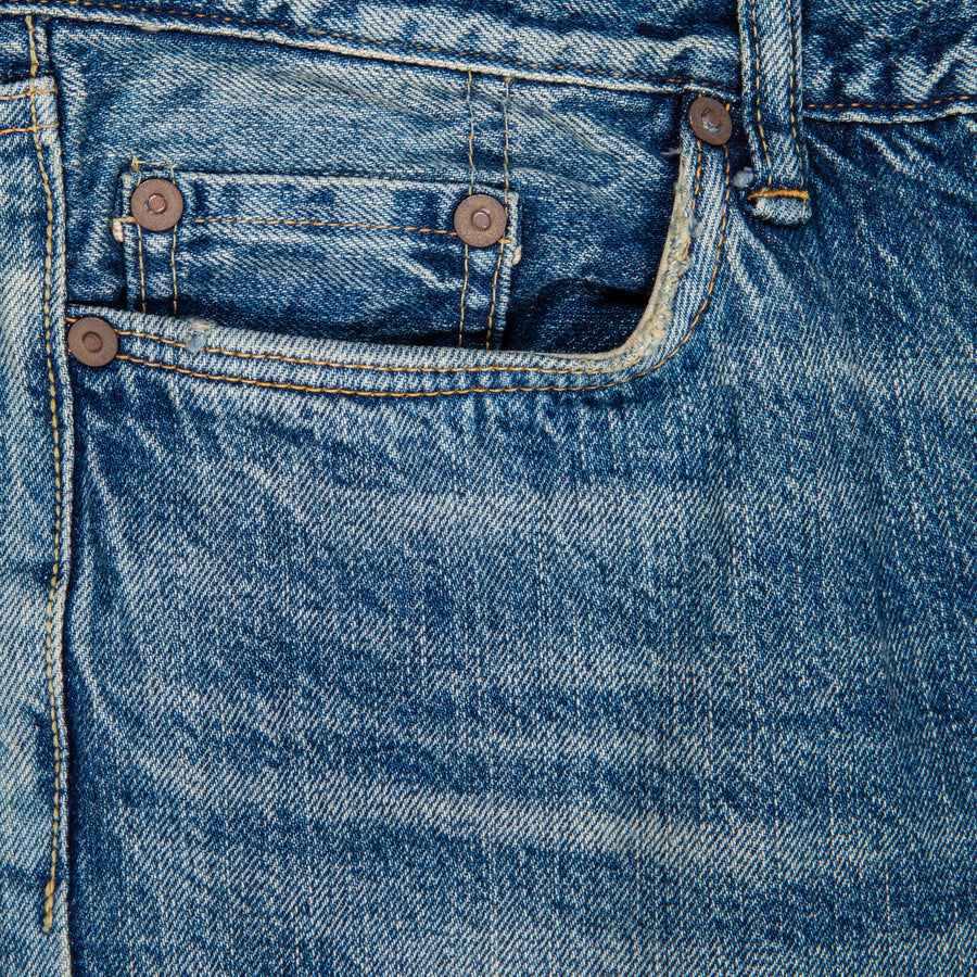 Maru Sankaku Peke 〇 △ × 1008 Cowboy Denim Pants Used