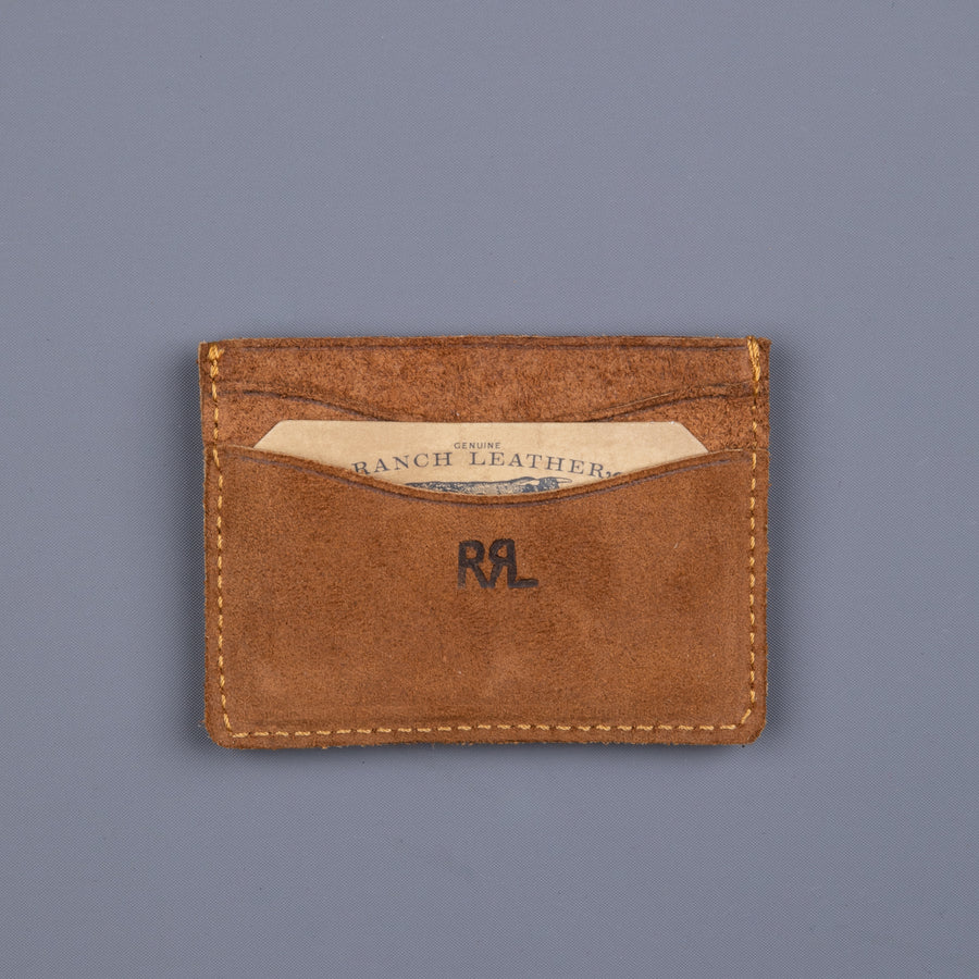 RRL Ranch suede Cardholder