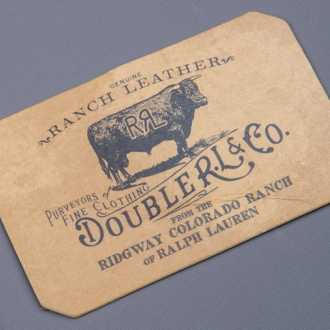 RRL Ranch suede Cardholder
