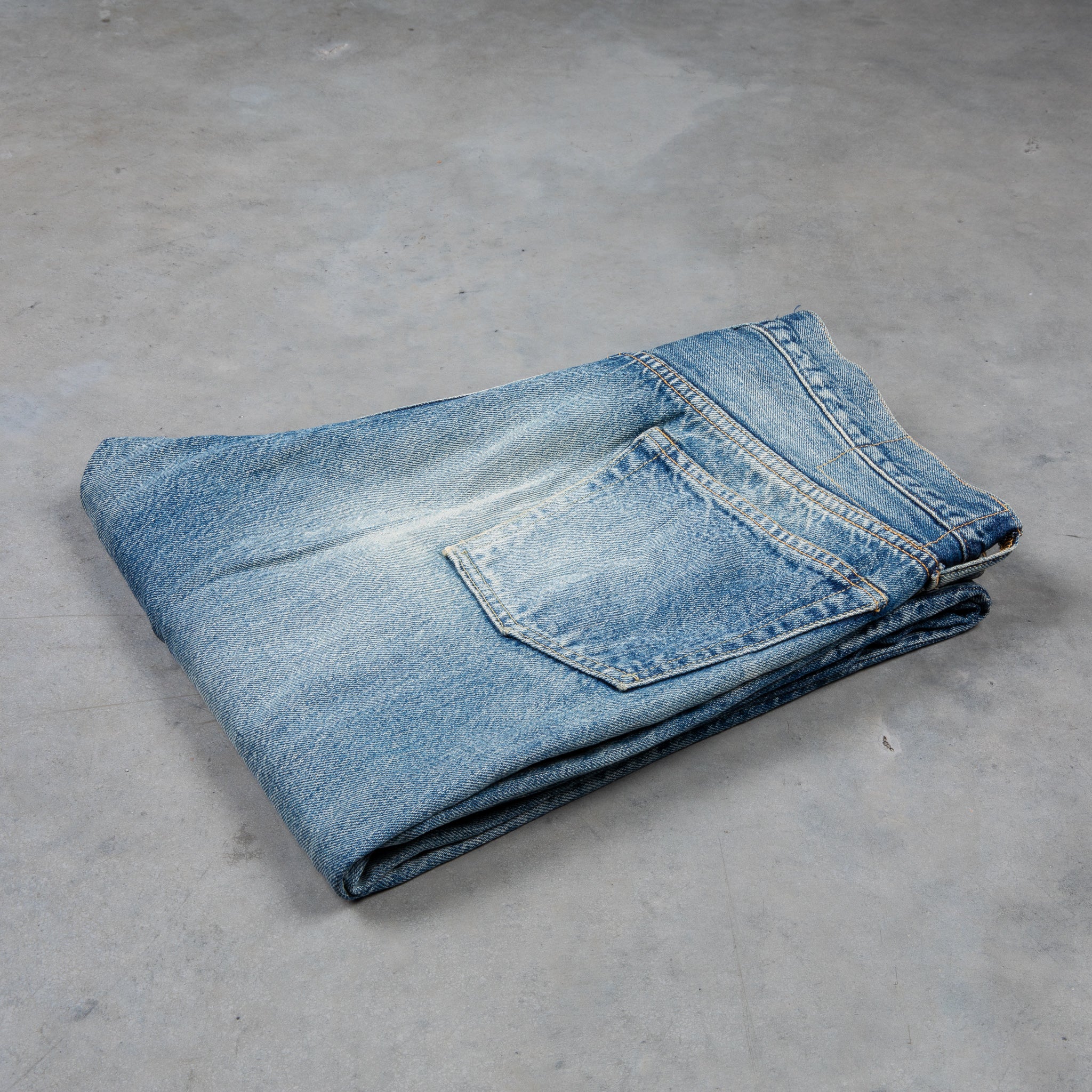 Maru Sankaku Peke 〇 △ × 1008 Cowboy Denim Pants Used