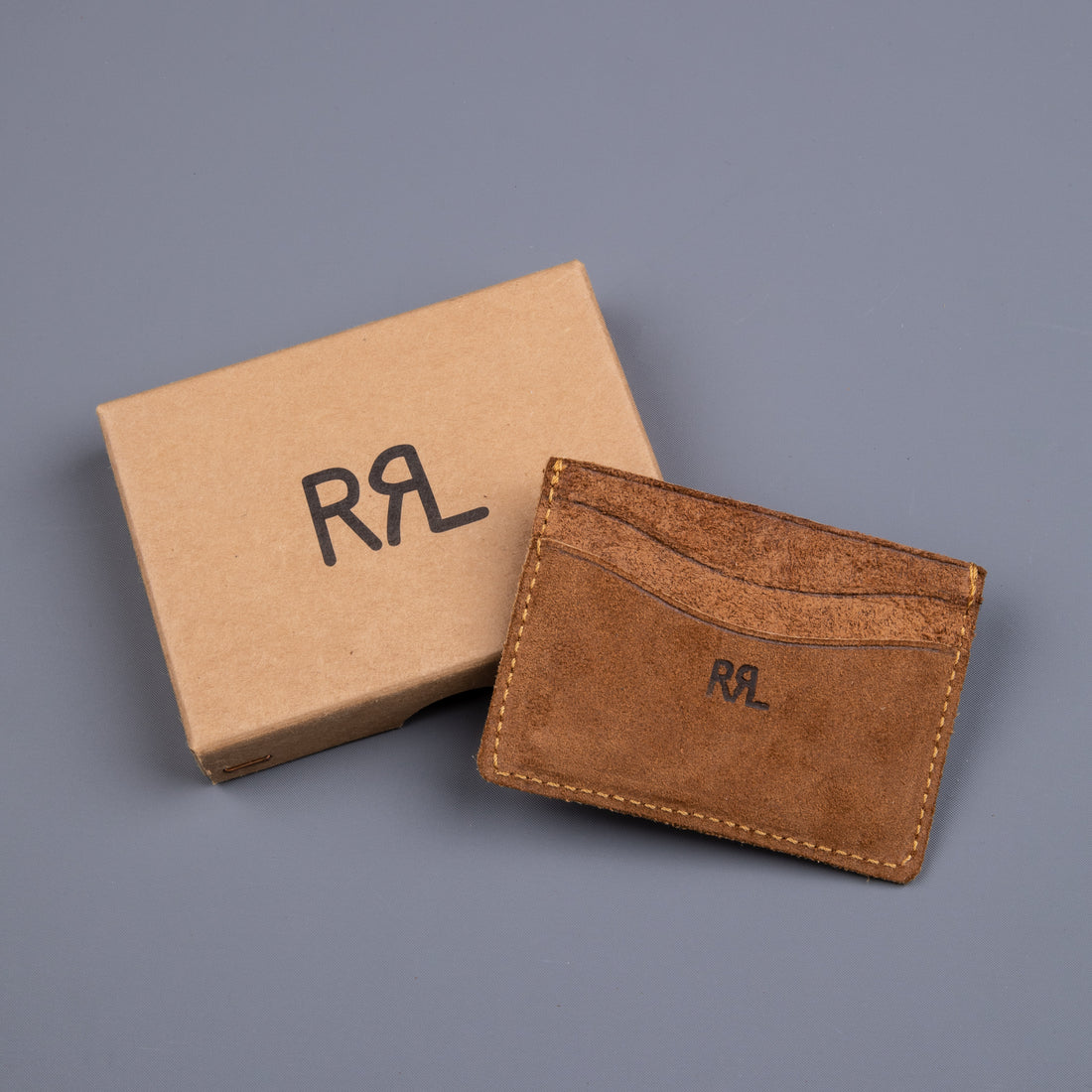 RRL Ranch suede Cardholder