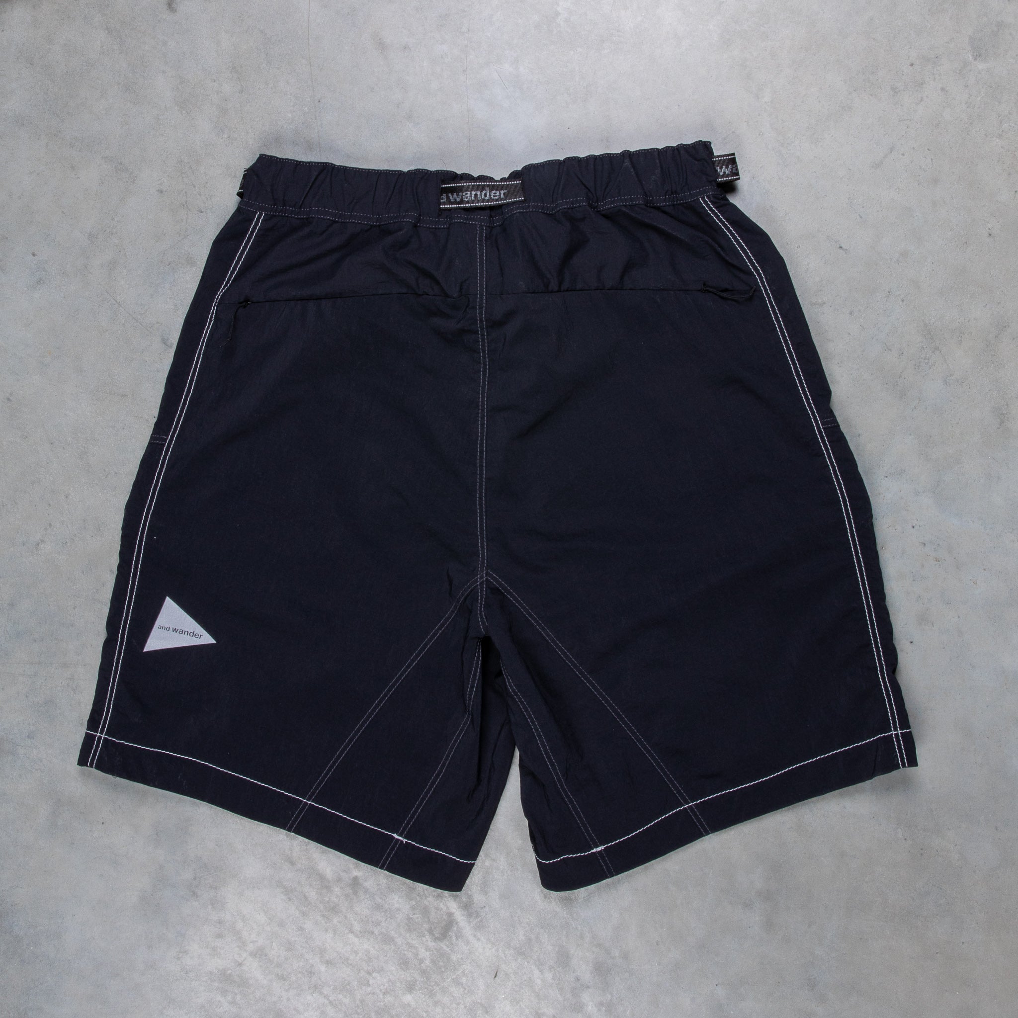 And Wander Light Hike Shorts Black