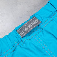 And Wander Ny Taffeta Hiker Shorts Blue