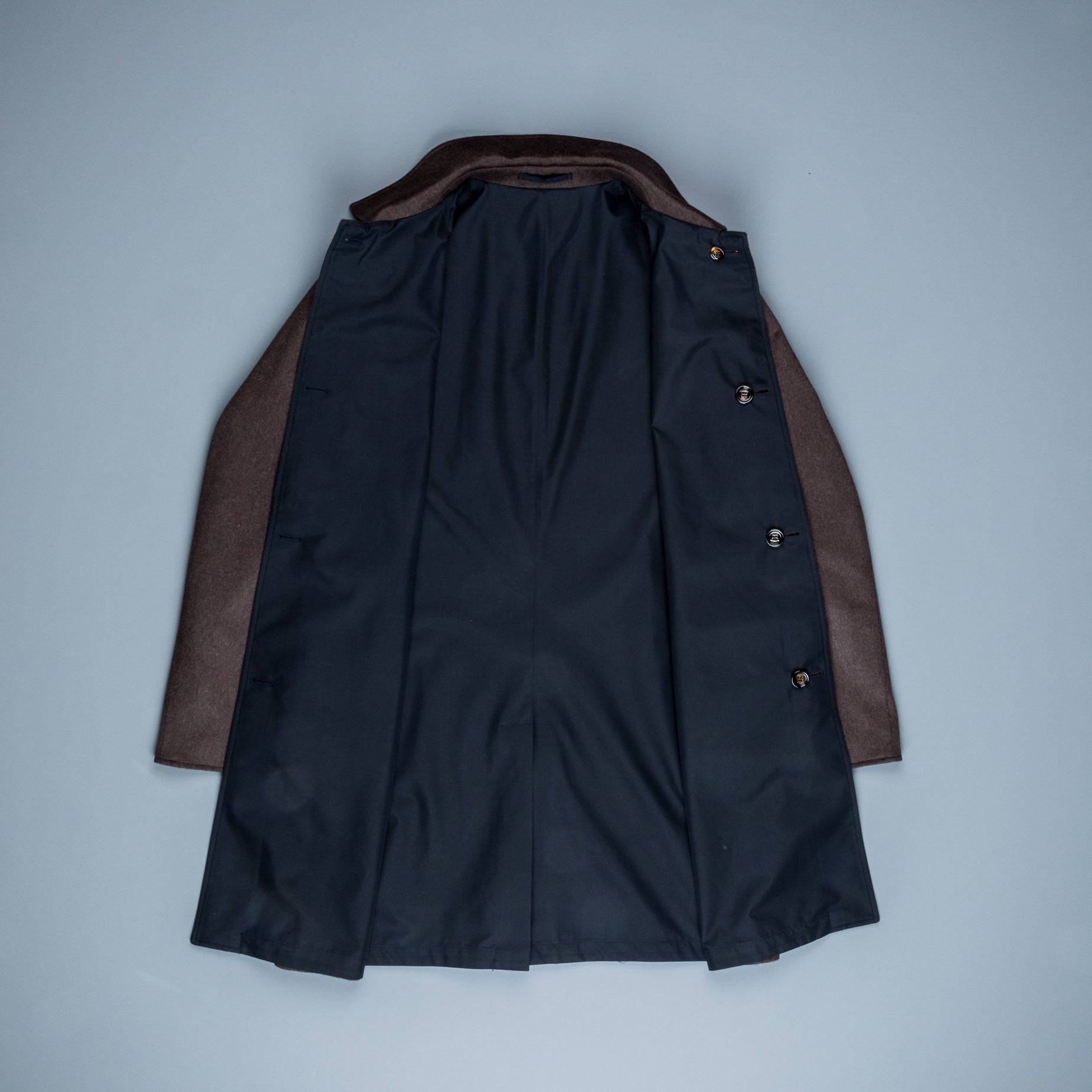 Kired Peak Reversible Coat Marrone - Blu Navy