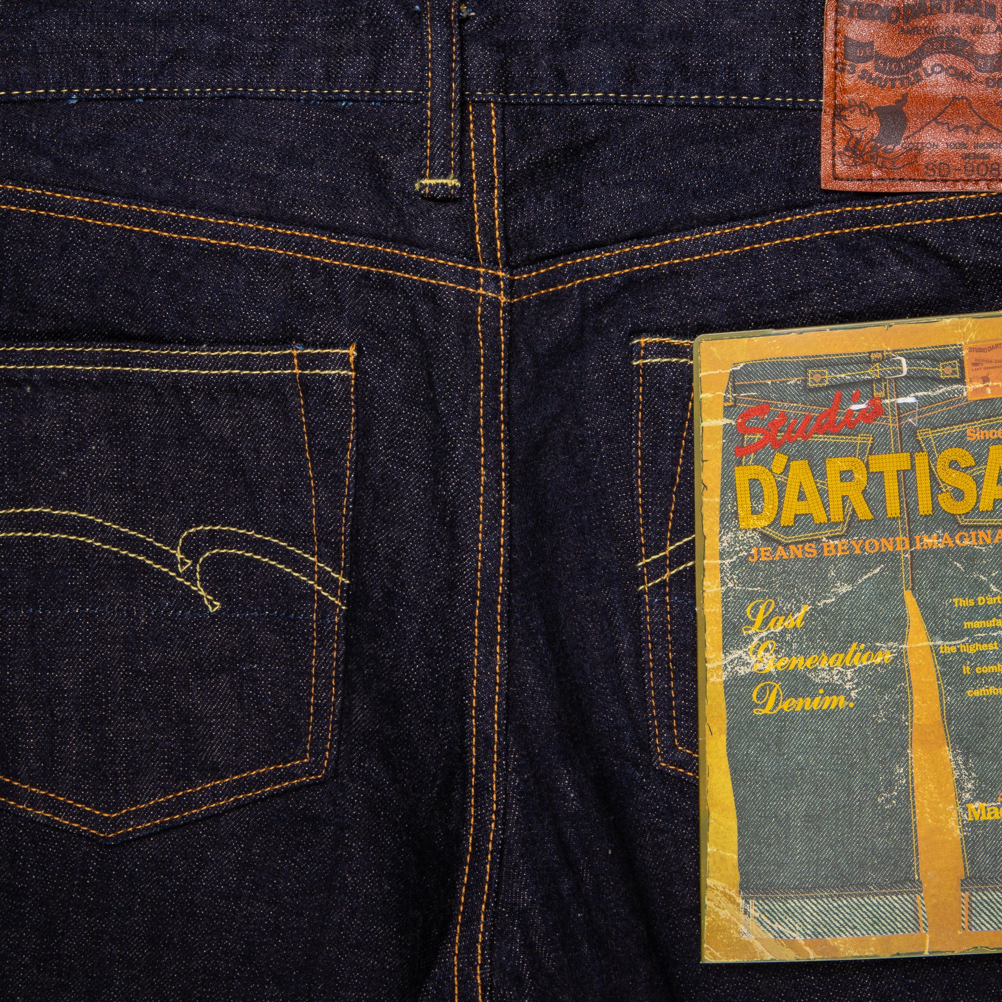Studio D&#39;Artisan SD 908-G3 Relax Tapered Fit jeans one wash