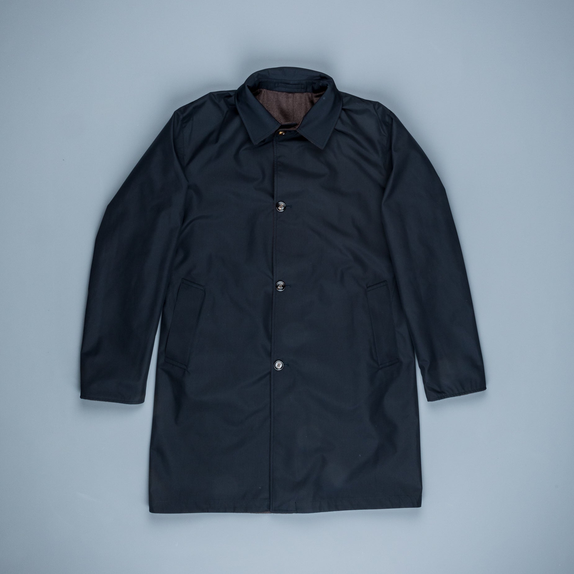 Kired Peak Reversible Coat Marrone - Blu Navy