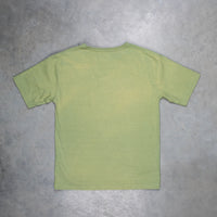 Maru Sankaku Peke 〇 △ × 9007 Short Sleeve T-Shirt Green