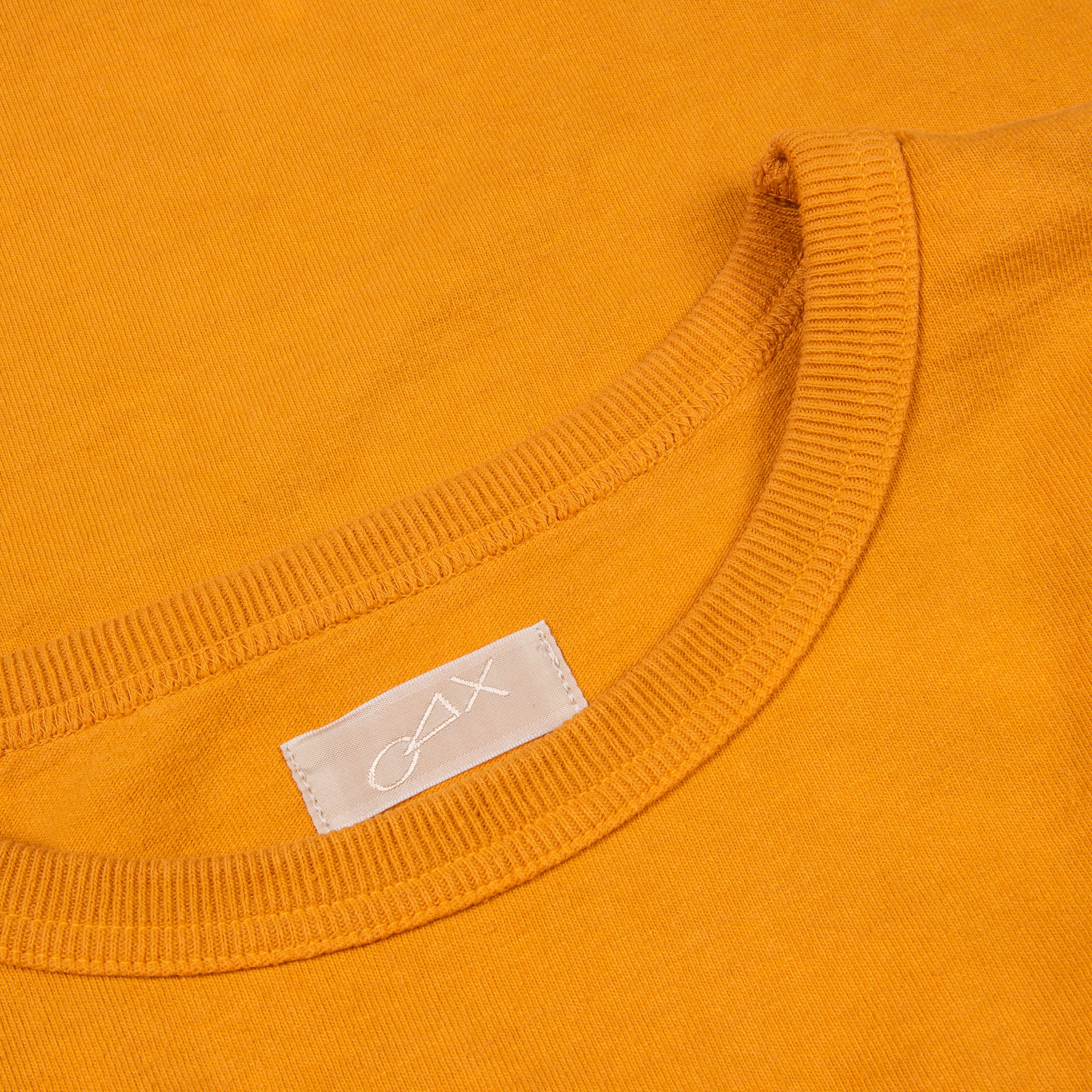 Maru Sankaku Peke 〇 △ × 9007 Short Sleeve T-Shirt Orange