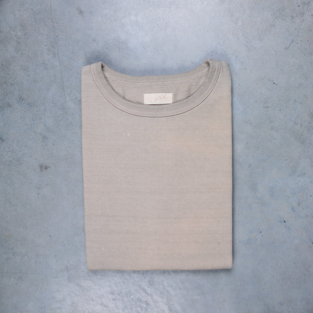 Maru Sankaku Peke 〇 △ × 9007 Short Sleeve T-Shirt Grey