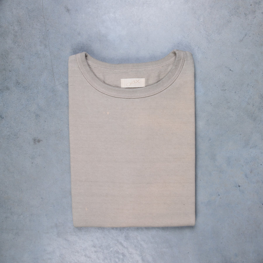 Maru Sankaku Peke 〇 △ × 9007 Short Sleeve T-Shirt Grey