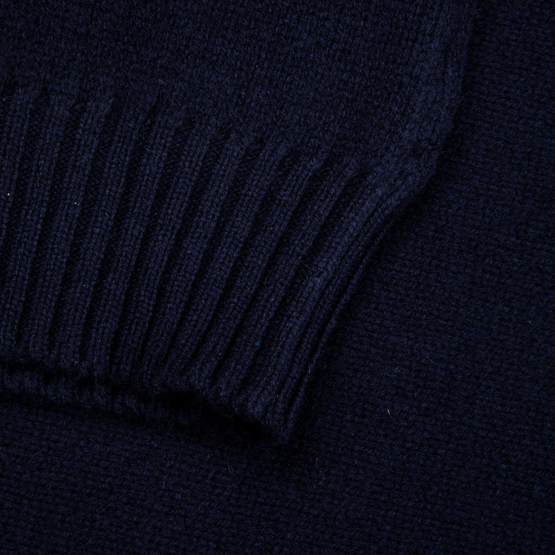 William Lockie x Frans Boone Tip Super Geelong Roll Neck Dark Navy