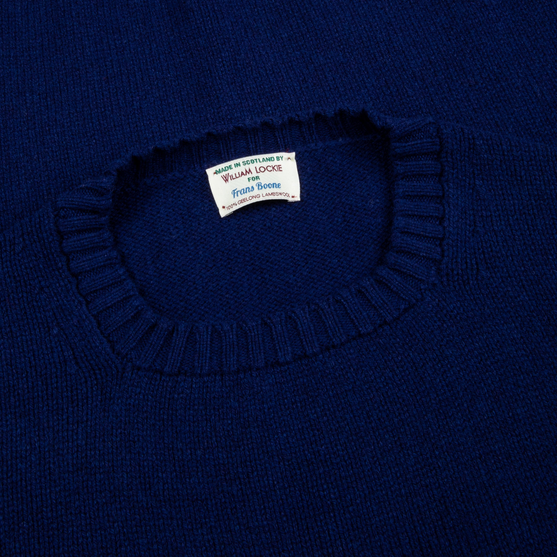 William Lockie x Frans Boone Tip Super Geelong Crew Neck American Navy