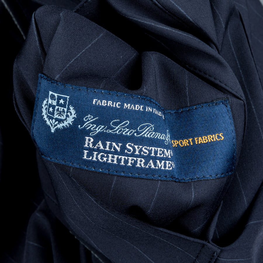 Kired Peak Reversible Coat Grigio - Blu Navy Gessato