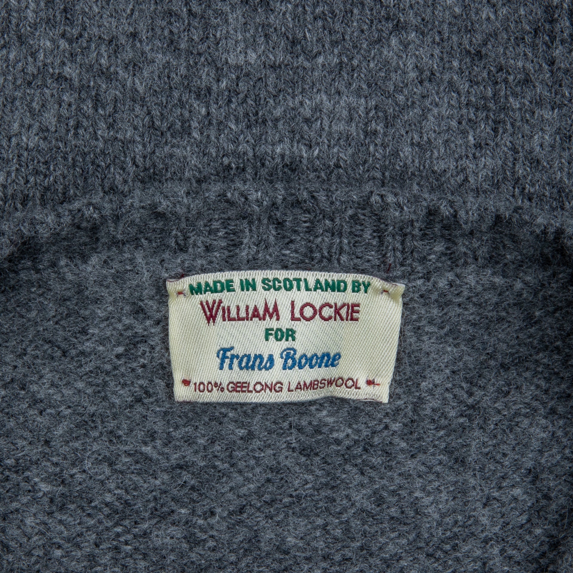 William Lockie x Frans Boone Tip Super Geelong Crew Neck Derby