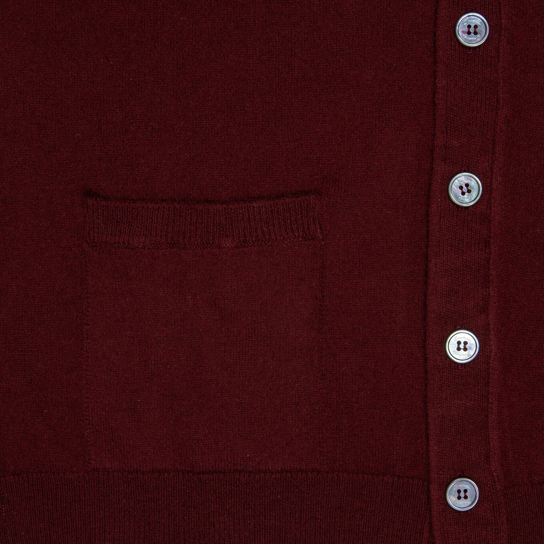 Drumohr Cashmere Gillet con Bottoni Bordo