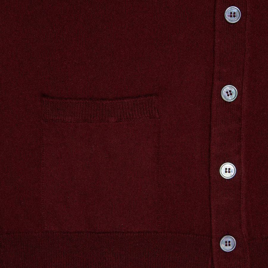 Drumohr Cashmere Gillet con Bottoni Bordo