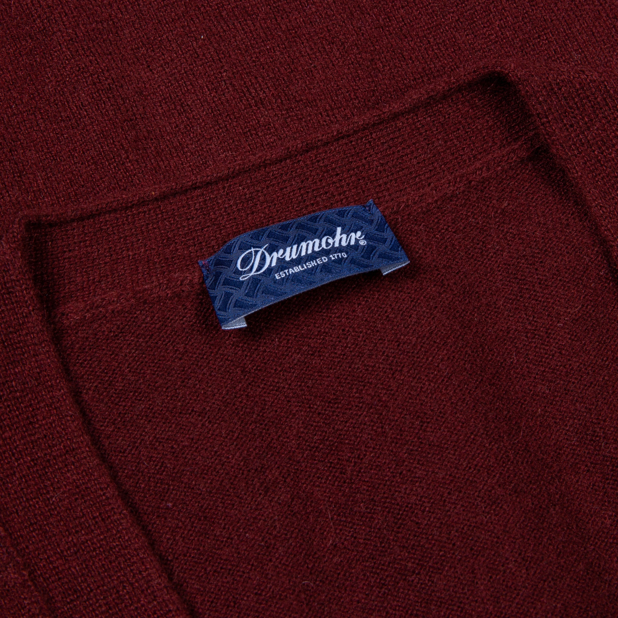 Drumohr Cashmere Gillet con Bottoni Bordo