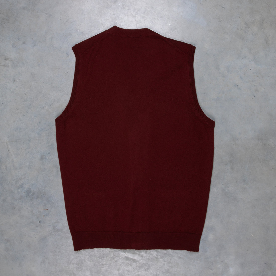 Drumohr Cashmere Gillet con Bottoni Bordo