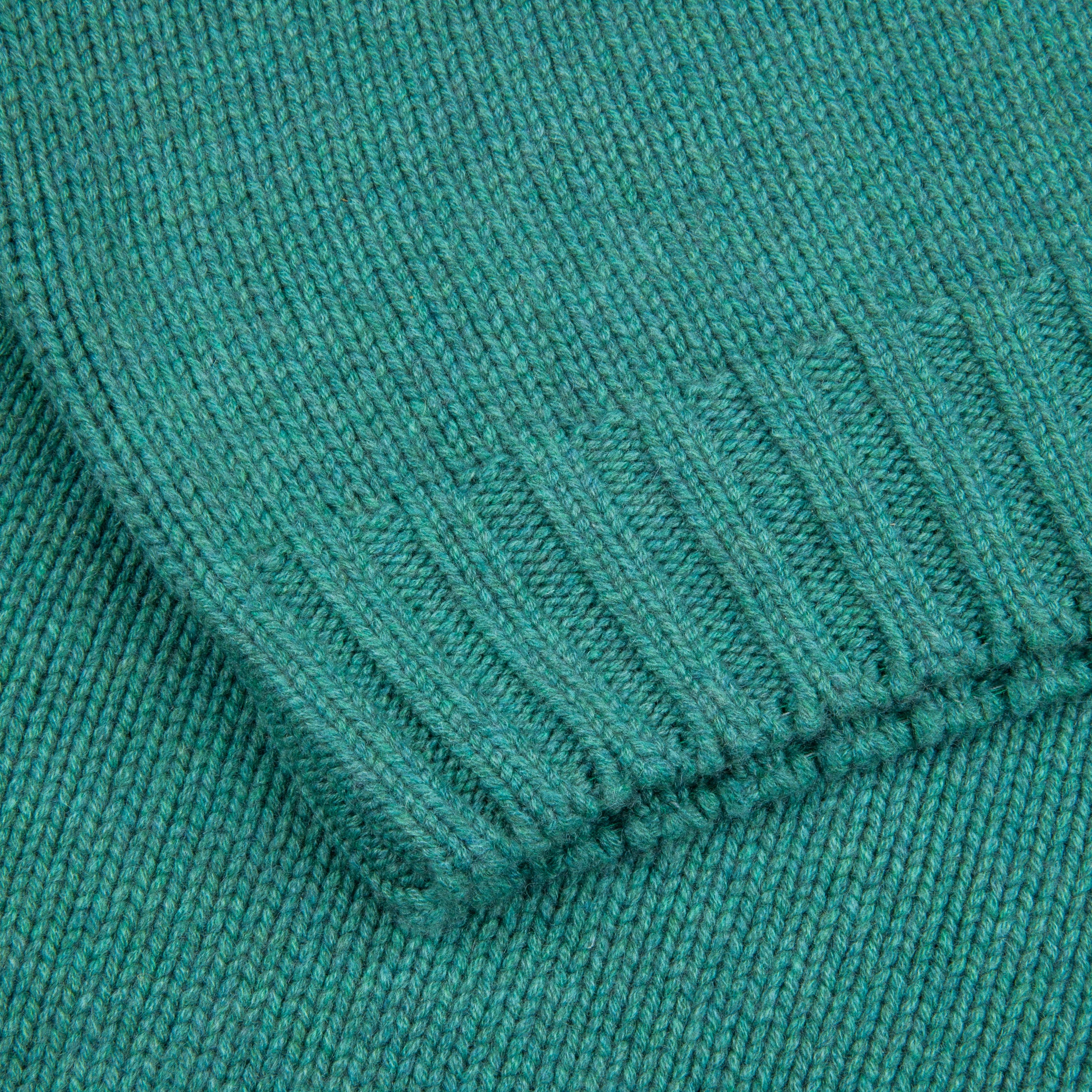 Drumohr Cashmere Tre Fili Girocollo Verde Salvia
