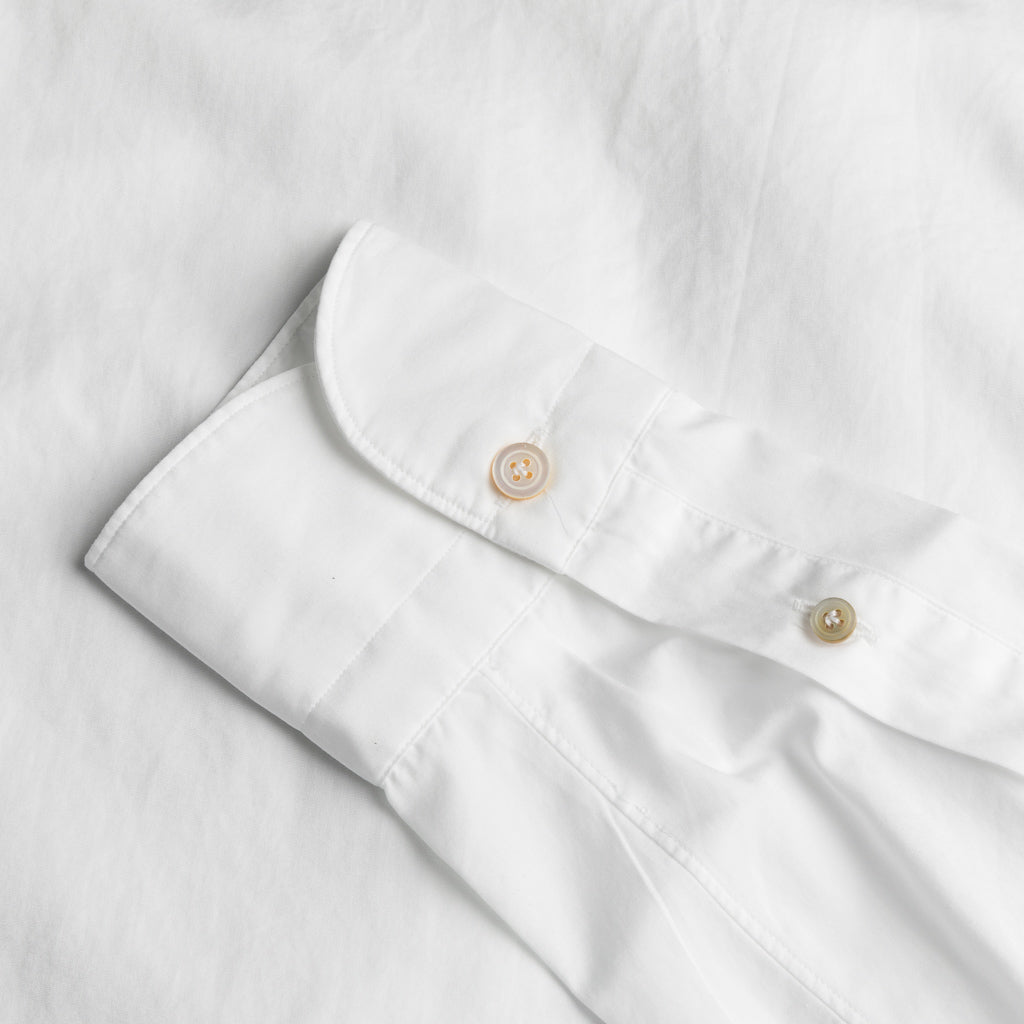 Finamore Tokyo shirt Sergio Collar white alumo poplin